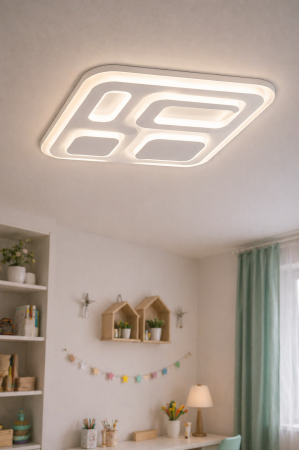 Plafoniera LED 5000lm, 95W, CCT 3000-6400K, IP20 - Bary