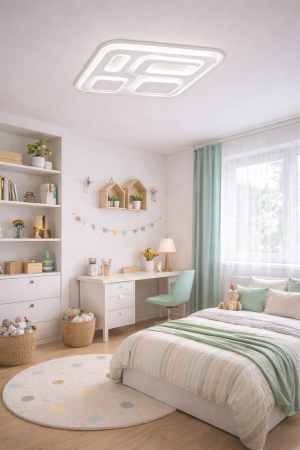 Plafoniera LED 5000lm, 95W, CCT 3000-6400K, IP20 - Bary