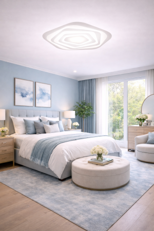 Plafoniera LED  5100Lm, 100W, 3000-6500K cu telecomanda - Karl