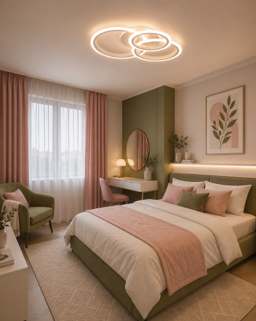 Plafoniera LED 6300lm, 90W, 3CCT cu telecomanda, alb - Circle [1]