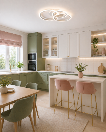 Plafoniera LED 6300lm, 90W, 3CCT cu telecomanda, alb - Circle [2]