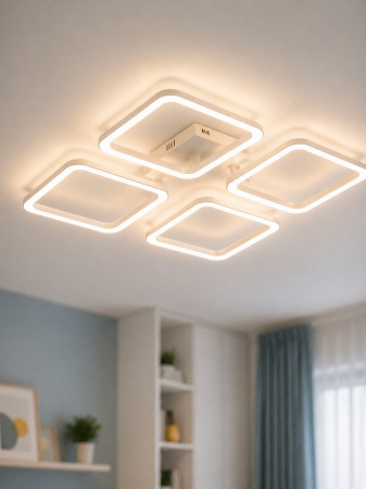 Corpuri de Iluminat Interior - Plafoniera LED 7150lm, 110W, 3CCT cu telecomanda, alb - Sonne