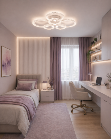 Plafoniera LED 7840lm, 98W, 3CCT+RGB cu telecomanda - Shine [1]