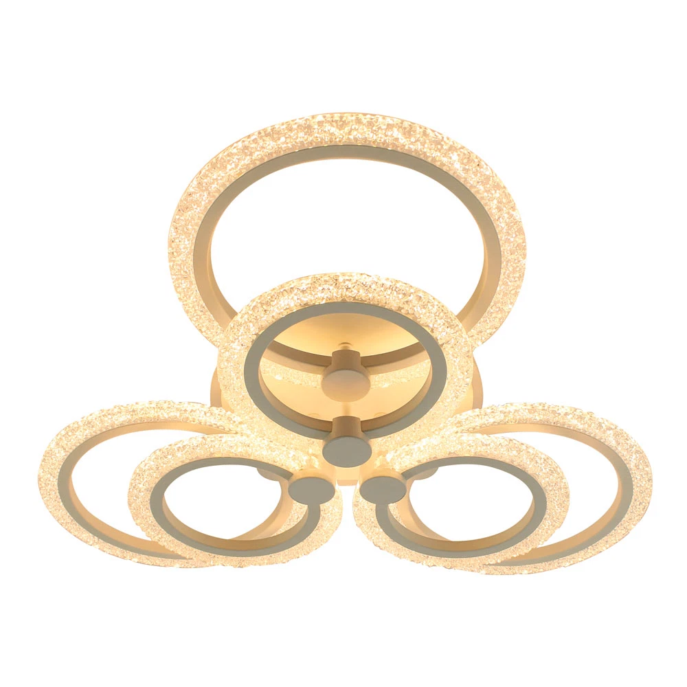 Plafoniera LED 7840lm, 98W, 3CCT+RGB cu telecomanda - Shine [6]