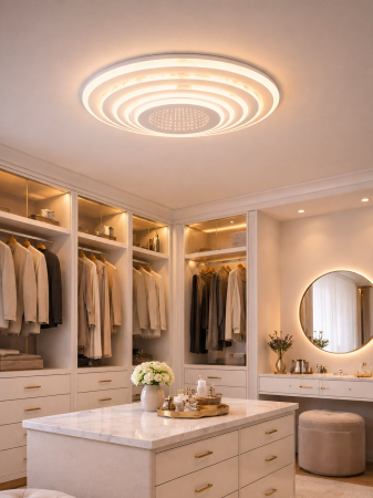 Corpuri de Iluminat Interior - Plafoniera LED 8400lm, 120W, 3CCT cu telecomanda, alb - Abys