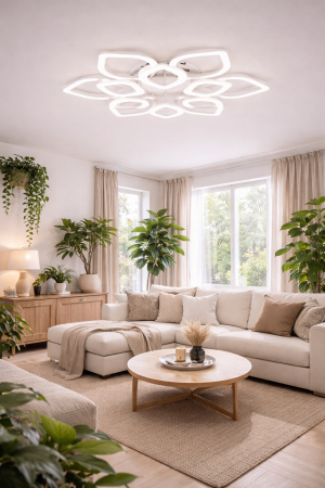 Corpuri de Iluminat Interior - Plafoniera LED 9620lm, 148W, cu telecomanda - Azalia