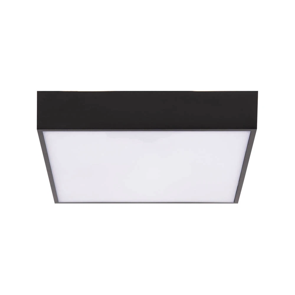 Plafoniera LED cu senzor pentru exterior 2280lm, 30x5.75cm, 24W, 4000K, IP54, negru - Ruut [4]