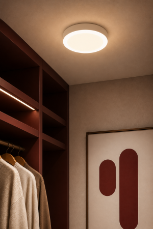 Corpuri de Iluminat Interior - Plafoniera LED Downlight, montaj aparent sau incastrat, 1150lm, CCT selectabil, reglabil 50-125mm