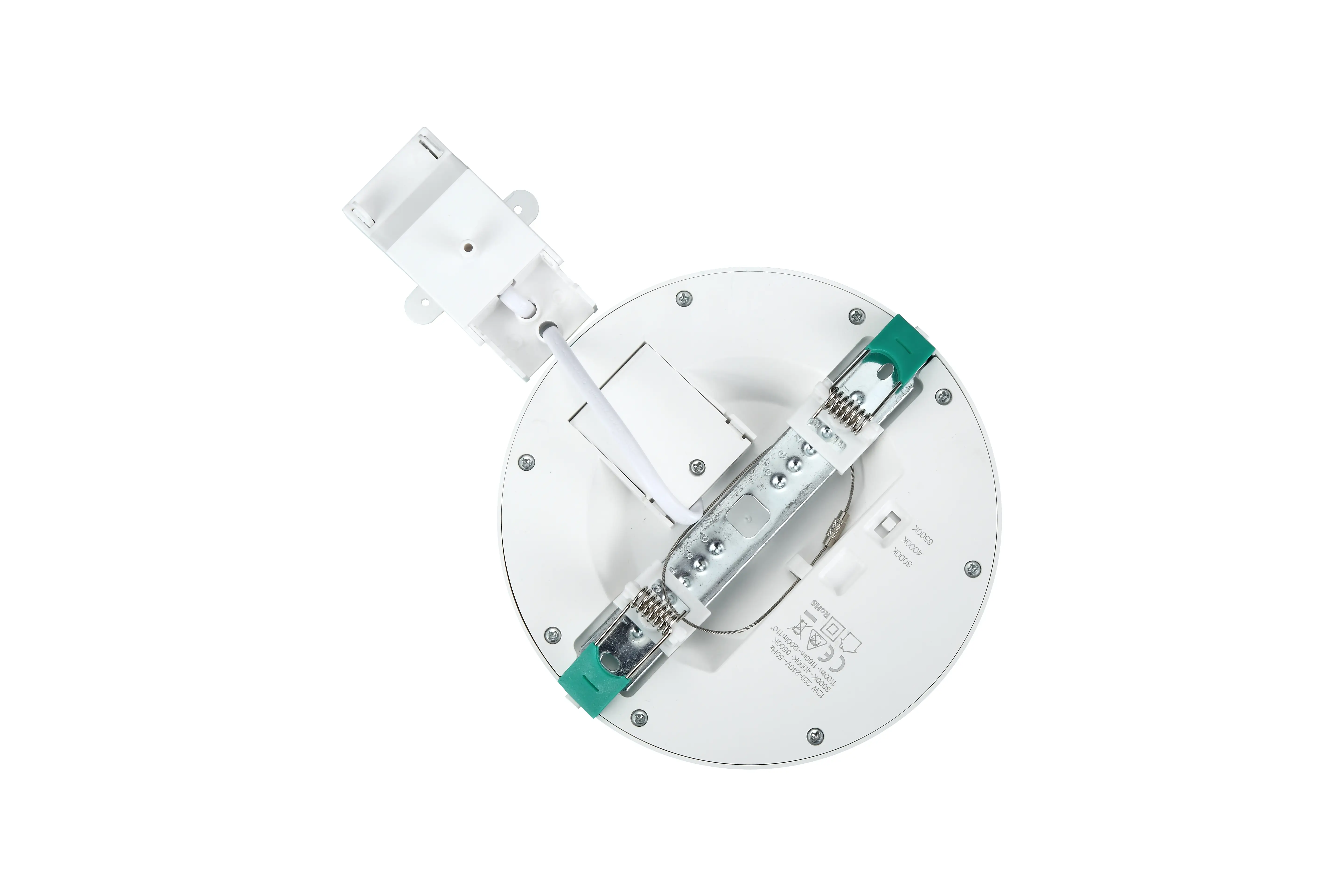 Plafoniera LED Downlight, montaj aparent sau incastrat, 1150lm, CCT selectabil, reglabil 50-125mm [3]