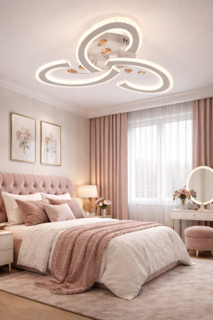 Corpuri de Iluminat Interior - Plafonieră LED Elvara 70W dimabilă 3 tonuri de lumină 7800lm