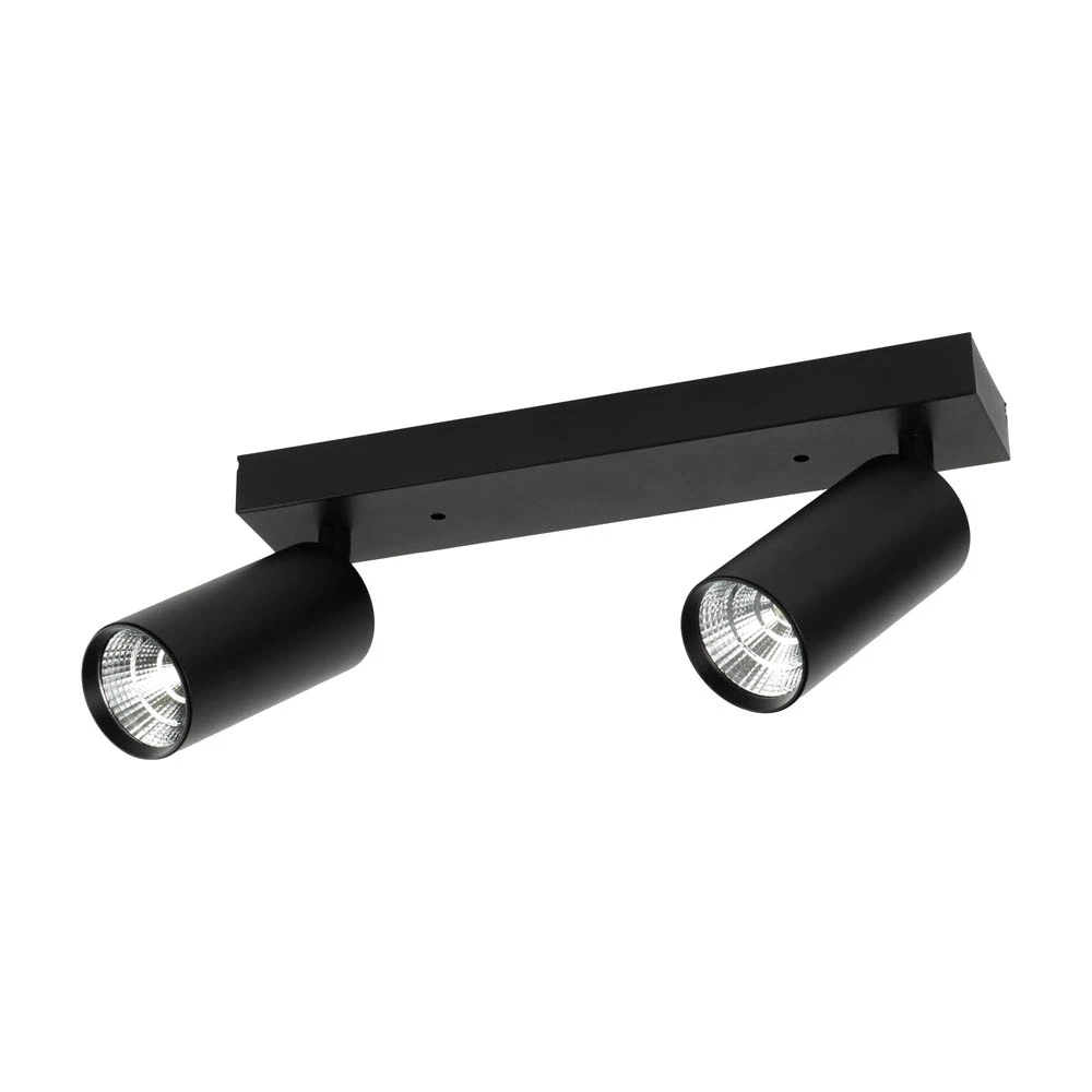 Plafoniera LED tip spot, 15W, 39x15x5.5cm, IP20, lumina rece, negru - Kabo [6]