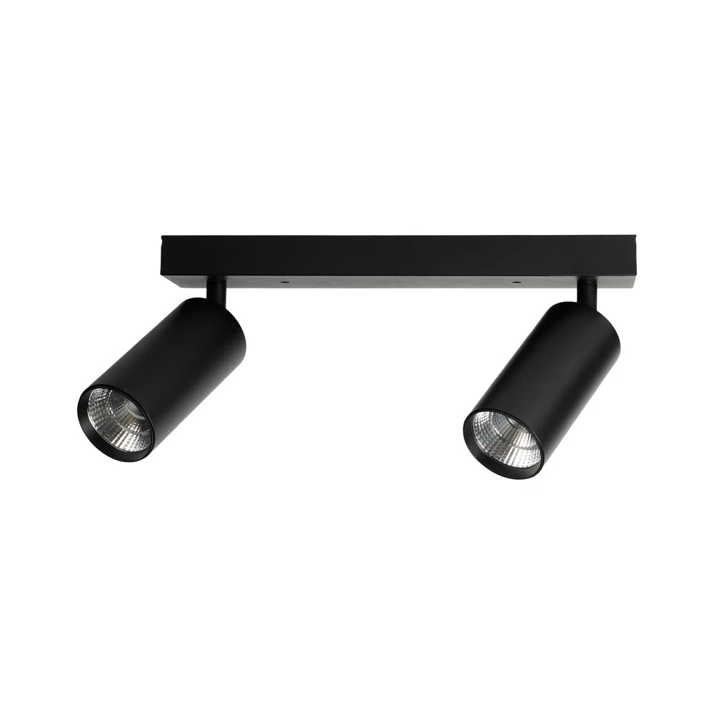 Plafoniera LED tip spot, 15W, 39x15x5.5cm, IP20, lumina rece, negru - Kabo [7]