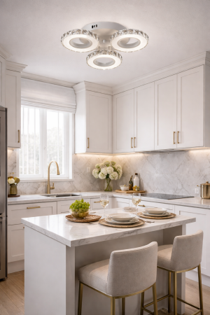 Corpuri de Iluminat Interior - Plafoniera Myra LED 55W 3CCT 4235lm alb dimabilă