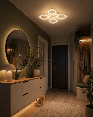 Plafoniera RGB LED 2400lm, 40W, 3CCT cu telecomanda - Agata [1]