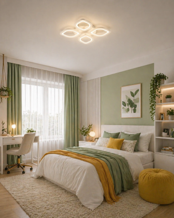 Plafoniera RGB LED 2400lm, 40W, 3CCT cu telecomanda - Agata [2]