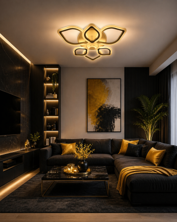 Plafoniera RGB LED 7000lm, 100W, 3CCT cu telecomanda - Agata [1]