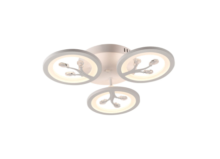 Plafoniera LED TREES, 50W, 4250lm, 3CCT, alb, dimabila [4]