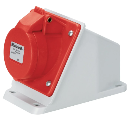 Prize si Fise Industriale - Priza fixa de exterior, aparenta, 32A, 2P+E, 220V, IP44