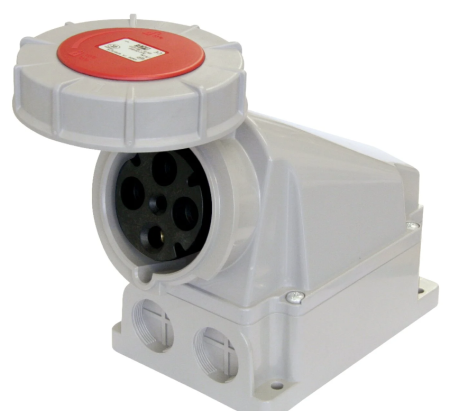 Prize si Fise Industriale - Priza fixa de exterior, aparenta, 63A, 3P+N+E, 380V, IP67