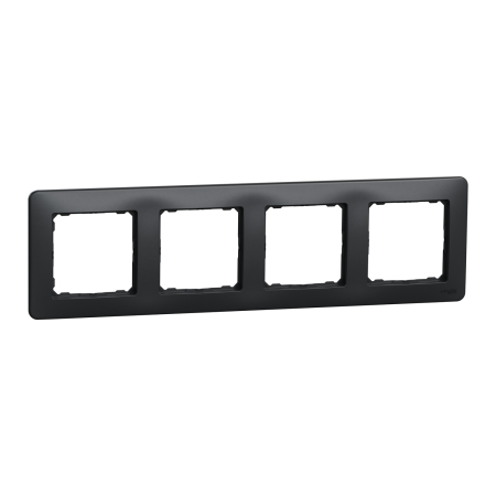 Aparataj Modular - Rama 4 module, Sedna Design, antracit, SDD314804