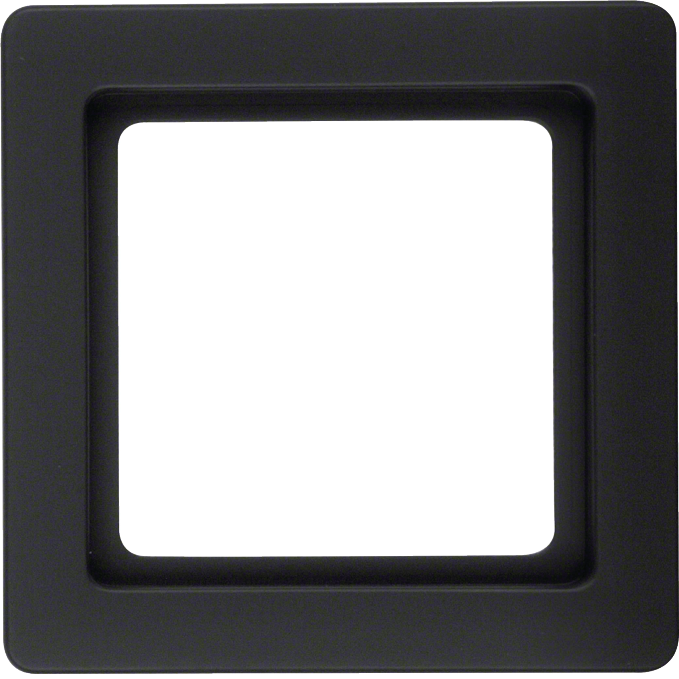 Aparataj Modular - Rama aparat 1 modul, Q1, 80,5x80,5 mm, antracit catifelat