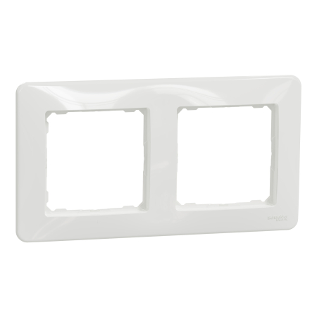 Aparataj Modular - Rama 2 module, Sedna Design, alb, SDD311802