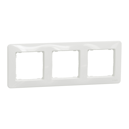 Aparataj Modular - Rama 3 module, Sedna Design, alb, SDD311803