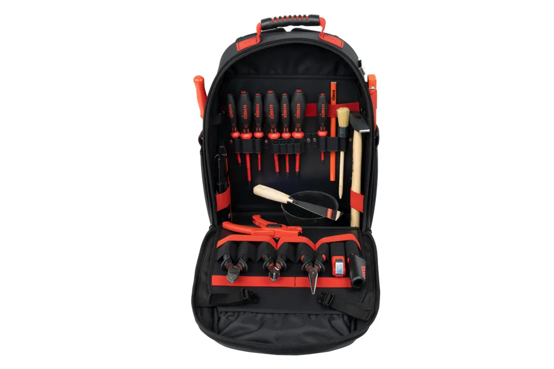 Rucsac pentru electricieni cu 23 de scule, ECO, 370 x 210 x 490 mm [1]