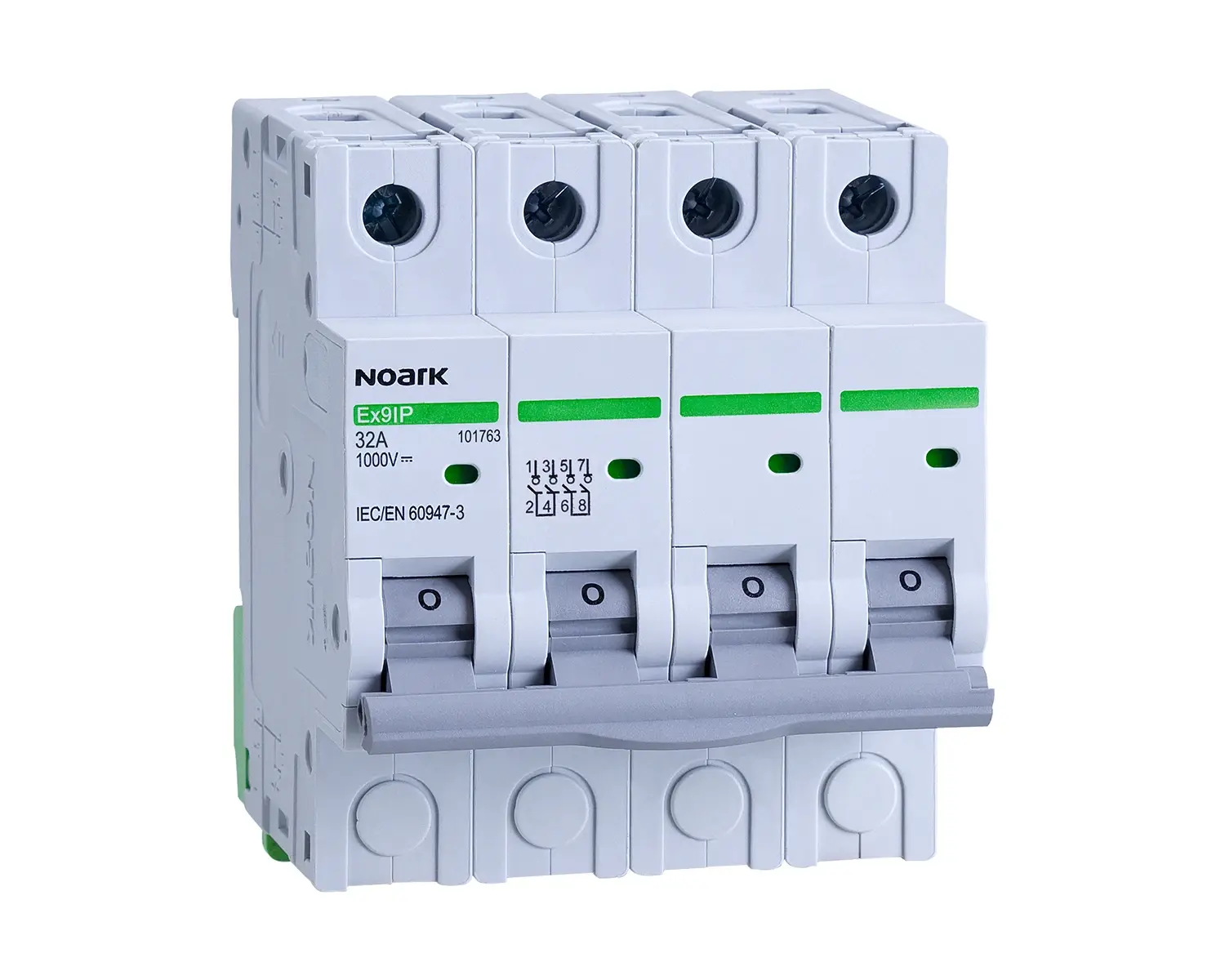 Separatori si Sigurante Fuzibile - Separator de sarcina 4P, 50A, 1000V, DC, 0.6 kA