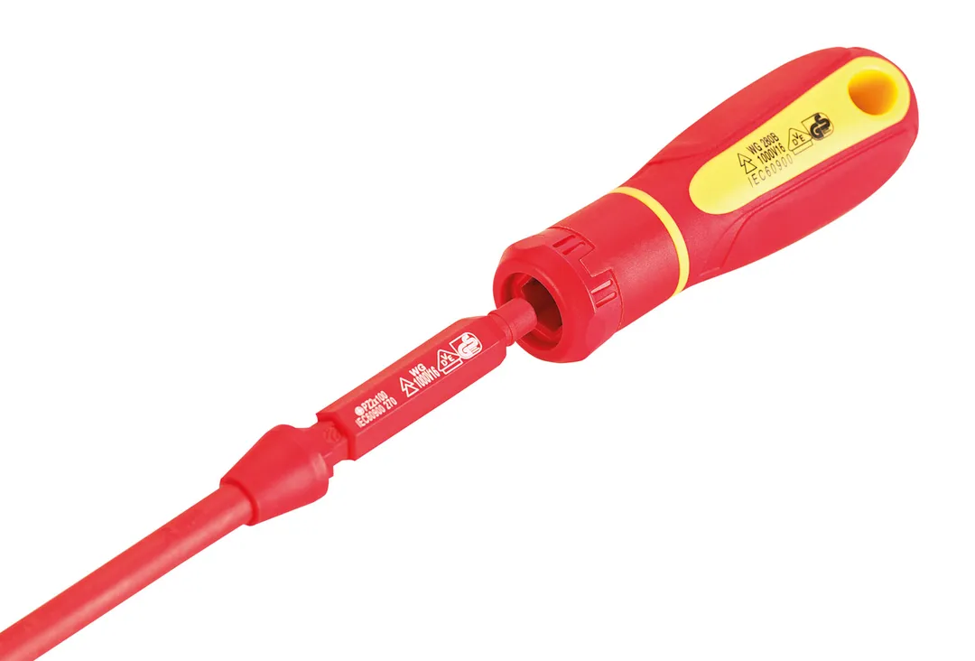 Set surubelnite cu cap detasabil, VDE 1000V,  18 piese [1]