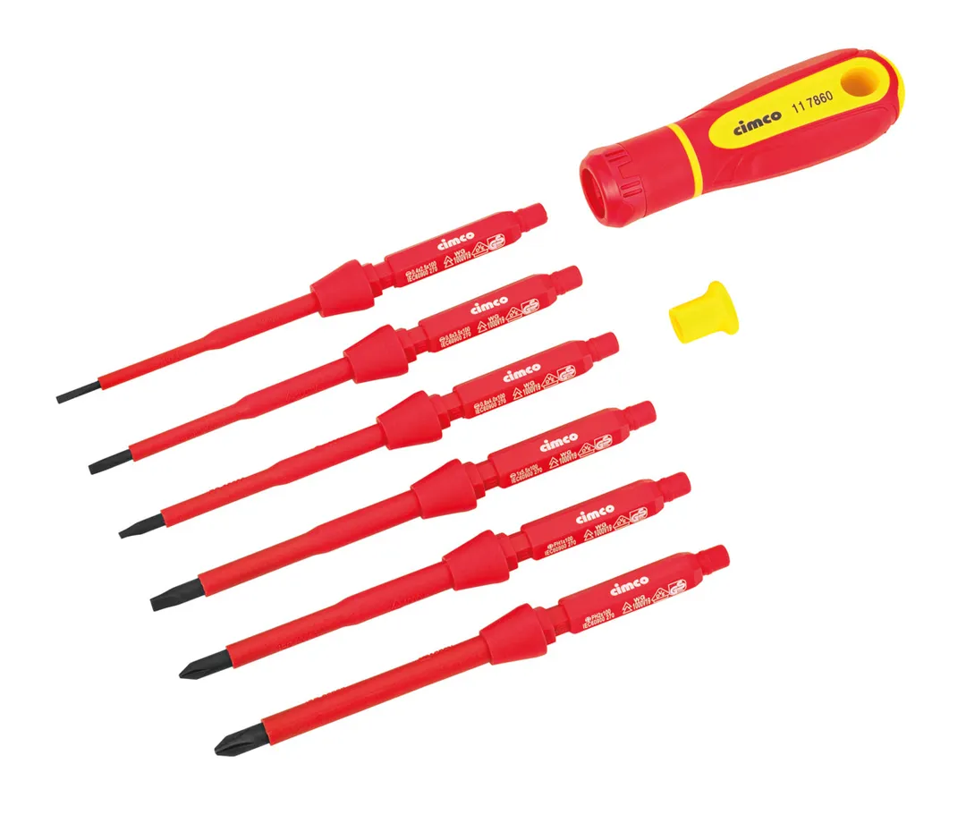 Surubelnite - Set surubelnite cu cap detasabil, VDE 1000V,  8 piese