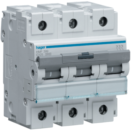 Sigurante Automate (MCB) - Siguranta automata (Disjunctor) 3P, 125A, 10kA, curba C, HMF399