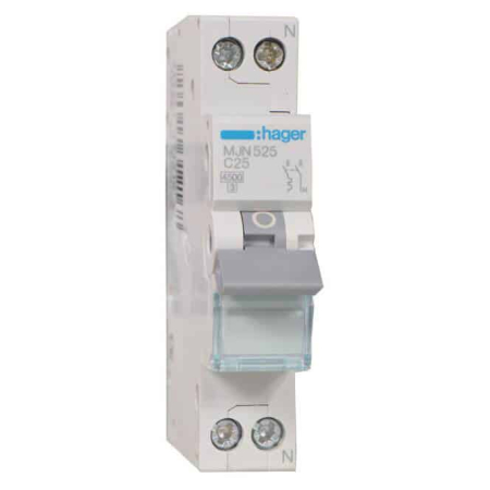Sigurante Automate (MCB) - Siguranta automata (Disjunctor), MCB, 1P+N, 25A, 4.5kA, C, MJN525