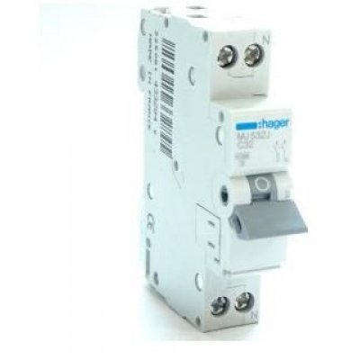 Sigurante Automate (MCB) - Siguranta automata (Disjunctor), MCB, 1P+N, 40A, 4.5kA, C, 1M, MJ540J