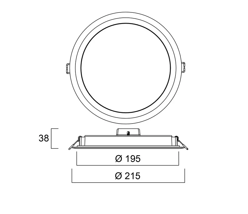 Spot LED incastrat START eco Downlight, 15W, 1600lm, 4000K, IP20, Alb [8]