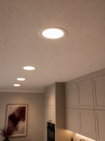 ILUMINAT - Spot LED incastrat START eco Downlight, 15W, 1600lm, 4000K, IP20, Alb