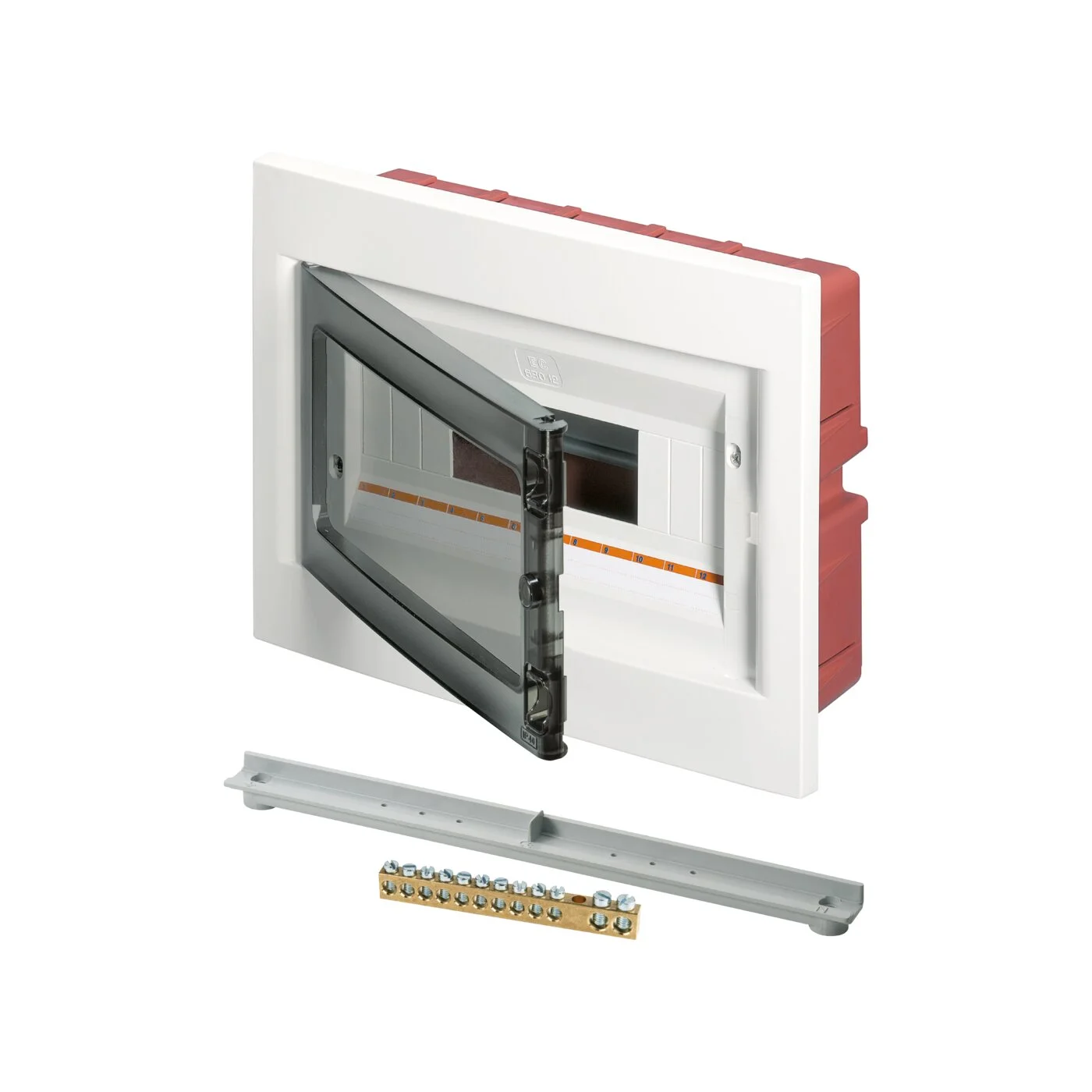 TABLOURI ELECTRICE - Tablou electric incastrat 12 module, IP40, 320x240x80 mm, alb, cu morsetiera