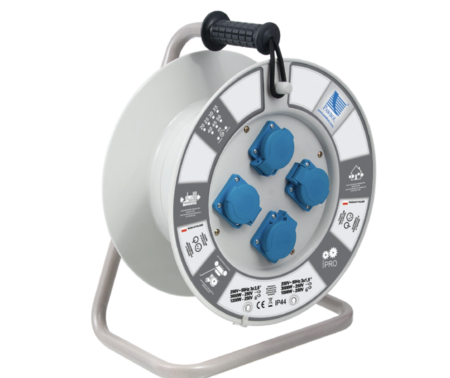 Alte accesorii - Tambur plastic, 4PX16A, IP44, fara cablu, ~250V | Ø=340mm