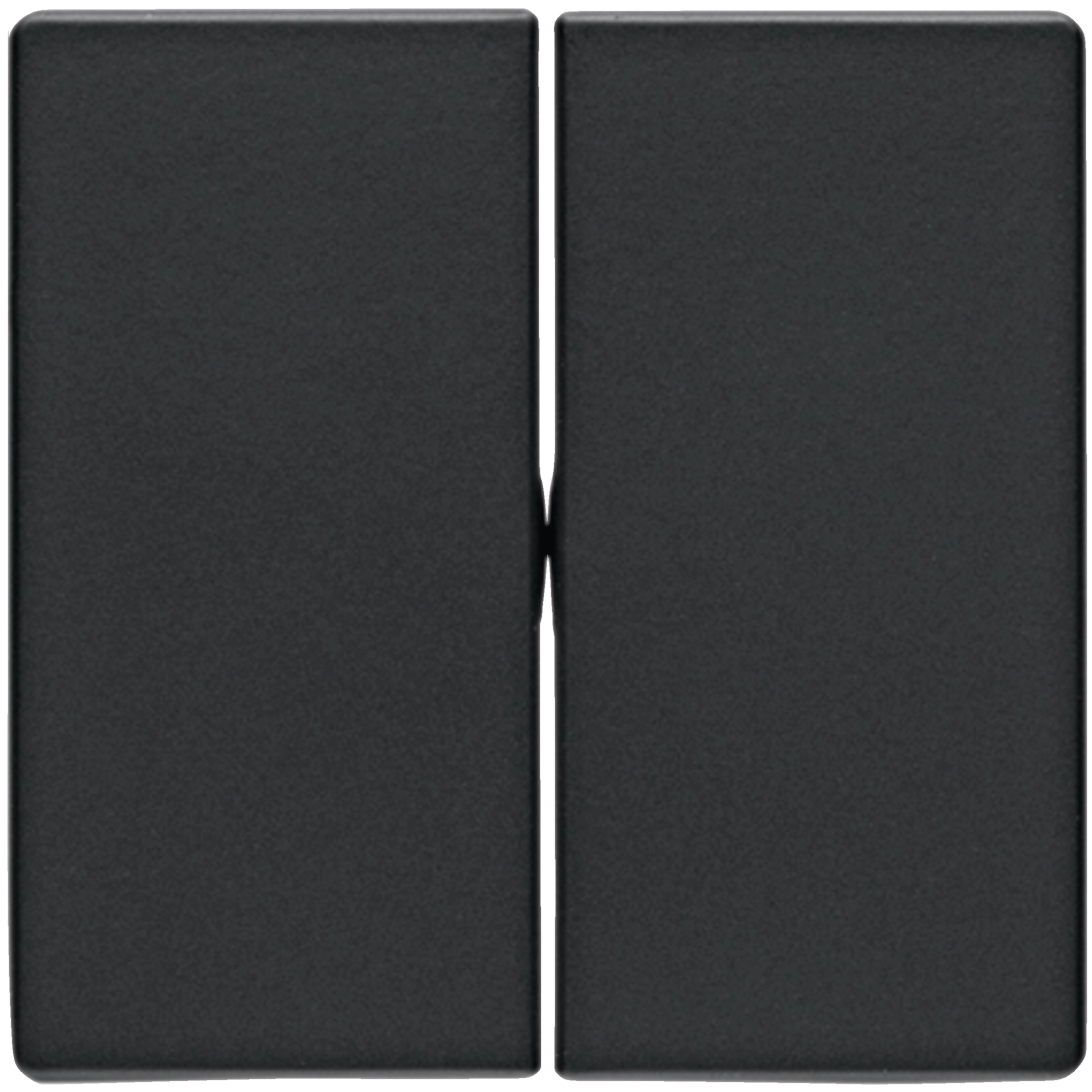 Aparataj Modular - Tasta dubla pentru intrerupator, Q.1/Q.3/Q.7/Q.9, antracit catifelat