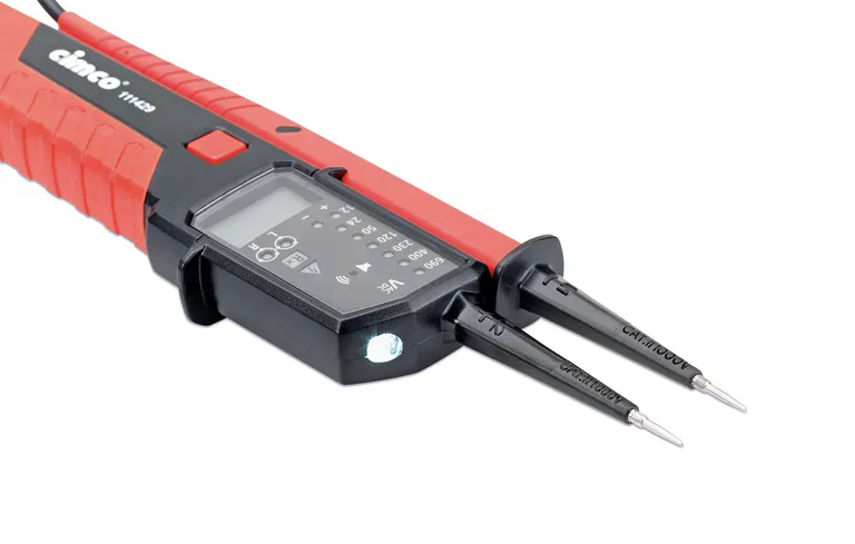 Tester de tensiune AC/DC, 1,000V, LED/LCD display [3]