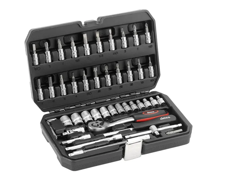 Truse si seturi de scule - Trusa chei cu clichet CIMCO, 45 piese