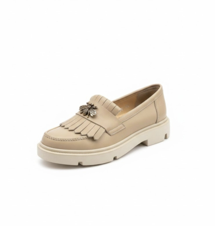 MOCASINI DAMA - 126324-B-b BEIGE 36 NICOLIS W