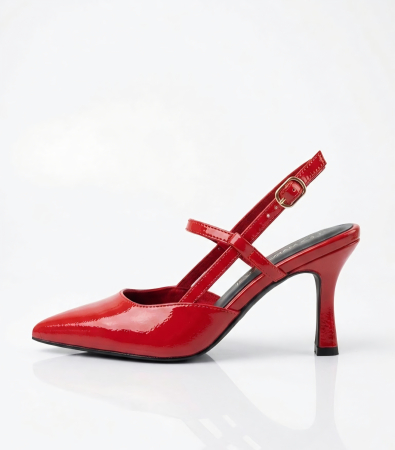 PANTOFI DAMA - 2-29621-46 520 RED PATENT 35 MARCO