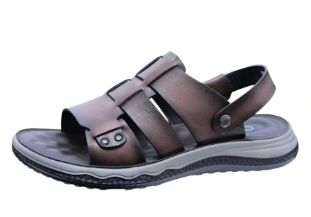 SANDALE BARBATI - I4FM60002A 02 BROWN 41 OTTER MAN