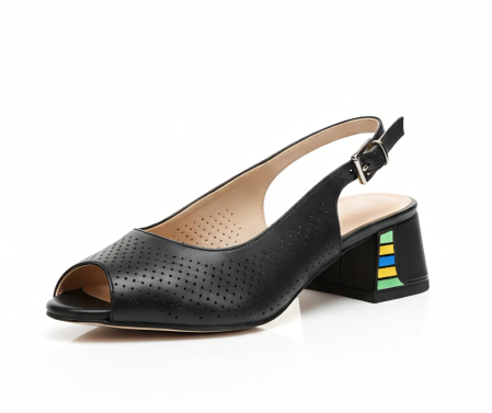 SANDALE DAMA - JIJI60011B 01 BLACK 36 KARISMA WOMAN