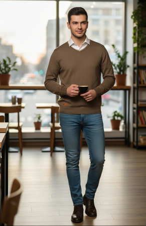 BLUZE BARBATI - PULOVER 1001L-D288