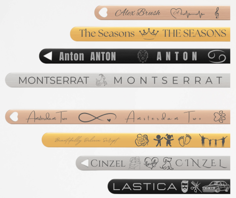 Brațări Rigide capete inimioară [15]