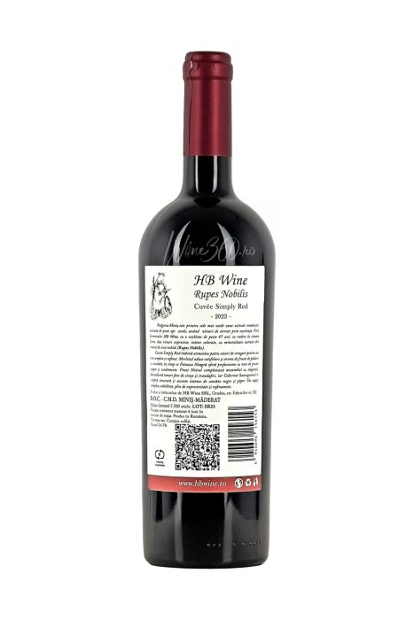 HB Wine - Rupes Nobilis - Cuvee Simply Red - 2023 - SGR [4]