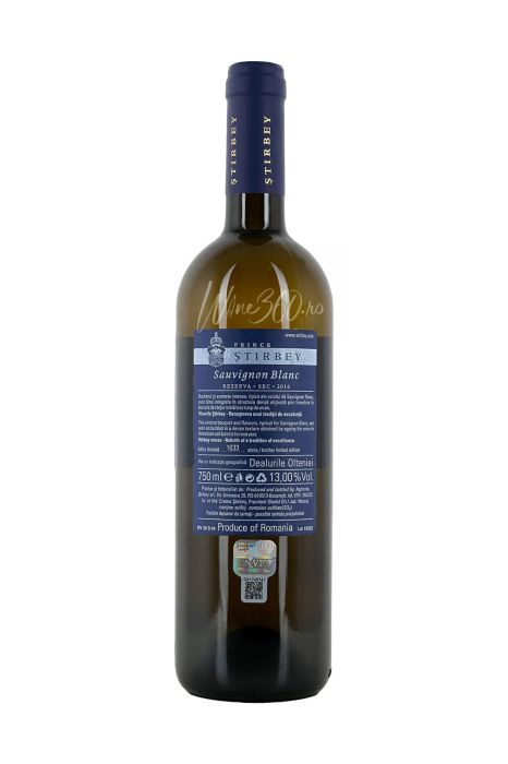 Prince Stirbey - Sauvignon Blanc Rezerva - 2016 [2]