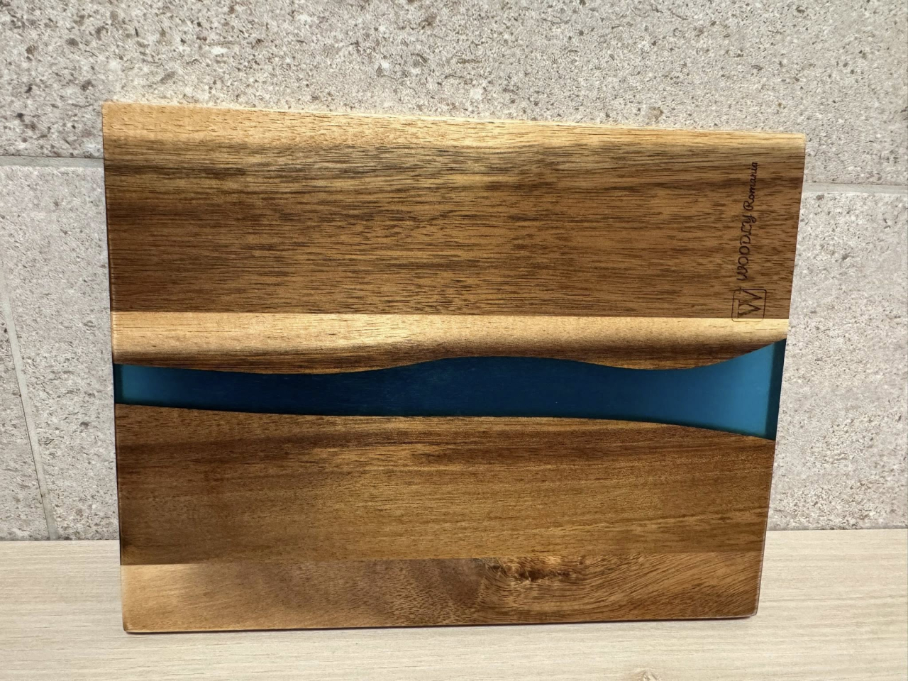 Tocător din lemn de acacia & rășină epoxidică [2]